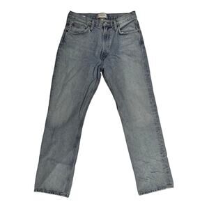 AGOLDE 90s Mid Rise Loose Fit Jeans Size 27 Light Wash Organic Cotton